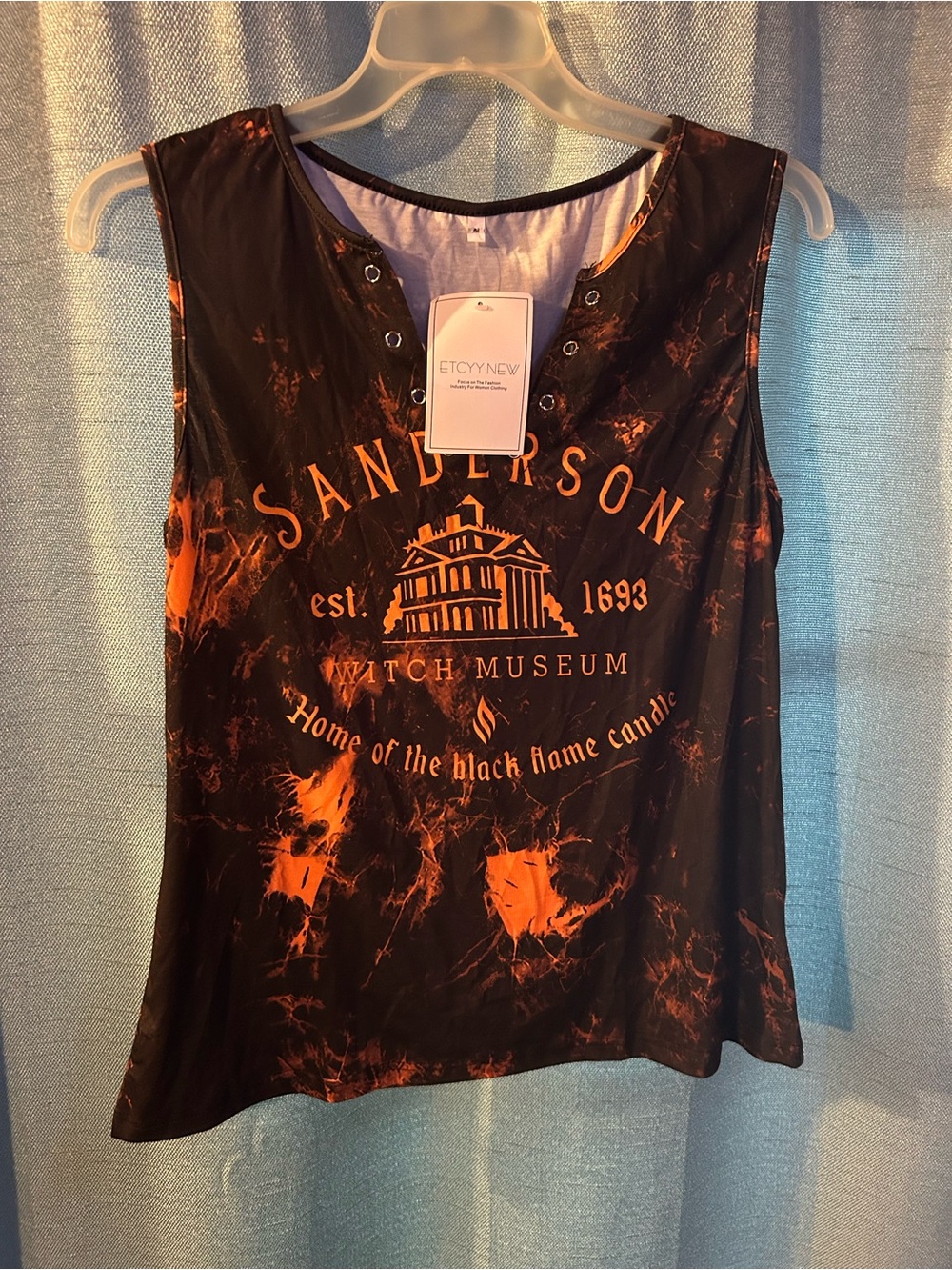 Women’s Halloween tank top Sanderson ETCYY NEW M